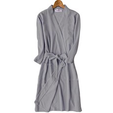 Poma 酒店浴袍男士免費, 灰色, 1組