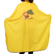 圖案印花專業剪髮圍裙, HBMD2008 黃色, 1個