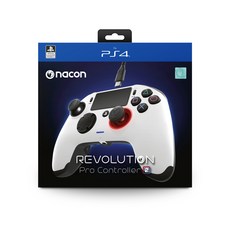 소니 PS4 나콘 레볼루션 프로 컨트롤러 V2 화이트, BB4431V2 SLEH 00446, 1개