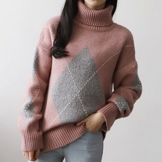 BONBONSTORY Snow Argyle 針織孕婦裝