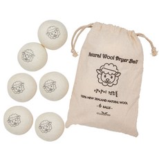 羊毛烘衣球, 6入, 1個