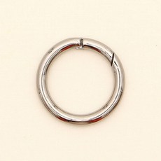 Kohas ID 開口式鑰匙O型環 40mm, 黑鎳, 2個