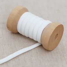 해피베어스 소프트 고무줄 마스크끈 5mm, 화이트, 4개입