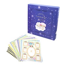 孩童裝飾成長相簿, 藍色, 35張