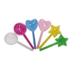 펀펀슬라임 모양케이스 6종 세트, 1세트, 혼합 색상