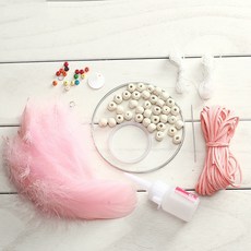 GAPANG 捕夢網 DIY材料組 dream02505, 1套, 粉紅色