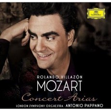 ROLANDO VILLAZON - MOZART: CONCERT ARIAS/ ANTONIO PAPPANO 롤란도 비야손: 모차르트 콘서트 아리아집 하드커버 한정반 EU수입반, 2CD