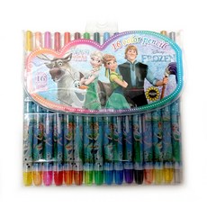 희망노트사 겨울왕국 샤프식 색연필, 16색