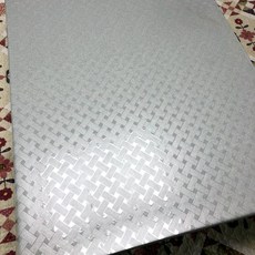 世界設計多用途桌玻璃墊 100 x 100cm, 對角線網格