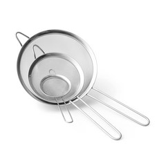 LIVING ZEN 不鏽鋼手柄濾網3件組, 混合顏色, 1個