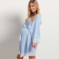 햇살 순면 7부 소매 벨티드 수유 가디건