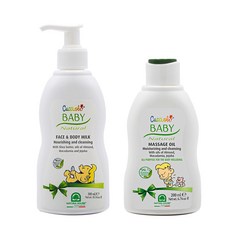 나뚜라하우스 베이비 고보습로션 300ml + 베이비오일 200ml, 1세트