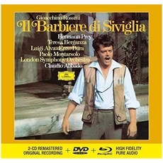 GIOACCHINO ROSSINI - IL BARBIERE DI SIVIGLIA / CLAUDIO ABBADO 2CD + DVD + BDA 로시니 : 세비야의 이발사 아바도 EU수입반