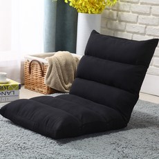 DS 6라인 싱글소파 좌식의자, 블랙