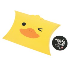 황씨네도시락 반달상자 병아리 30p + 뉴 새해복 캘리 스티커 블랙 30p, 혼합 색상, 1세트