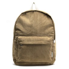 FROM HEAVEN 孩童素色燈芯絨後背包, 淺褐色的