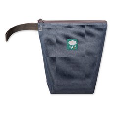 CUTE ECO 姓名標籤長款網眼掛繩收納袋