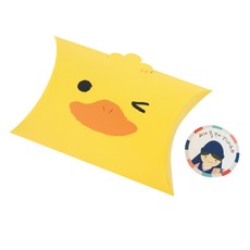 黃氏便當 半月形盒 小雞 30入 + 新年福 韓服男孩 貼紙 30張, 混合顏色, 1套