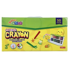 DONGA 黃色小雞蠟筆, 50色入