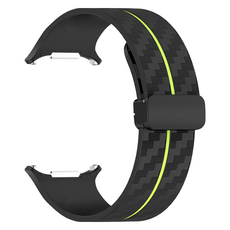 파이네스트원 갤럭시워치 패턴 실리콘 스트랩, 블랙 라임라인, 1개