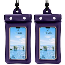 Bonavi 手機防水袋 Vivid, 紫色, 2個