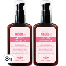 미가비 아르간 헤어오일 플로럴로즈, 8개, 100ml