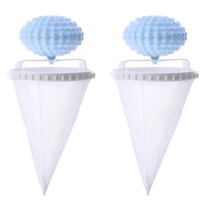 生活美食 洗衣機濾網, 藍色, 2個