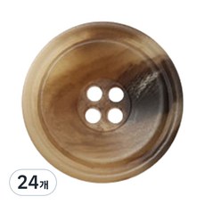 Button King 東大門鈕扣王 高級霧面大衣開襟衫鈕扣 23mm 米色, 男士, 24個