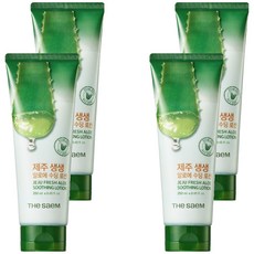 더샘 제주 생생 알로에 수딩 로션, 250ml, 4개