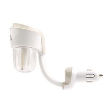 호후 N2 차량용 시거잭 USB 2포트 충전 미니가습기, CZ-002(화이트)