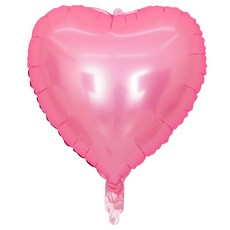 Pungseonpam 高光愛心裝飾鋁箔氣球 45 x 48 cm, 粉紅色, 40入