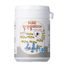 퓨어 탈각 알테미아 치어 전용 사료, 40g, 1개