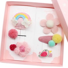 Chaney Bonbong 女孩的愛和髮夾套裝