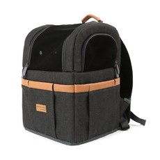 에이미러브즈펫 반려동물용 도어 프론트백, 데님그레이, 1개