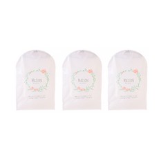 DM Allup 家居家居服防塵罩花卉圖案 M, 1張, 3個