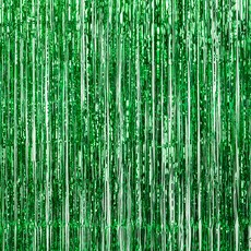 파티팡 파티 은박 커튼 5p, 그린