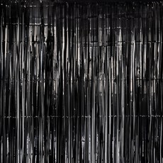 PartyPang 派對亮片流蘇背景牆 5入, 黑色, 1個