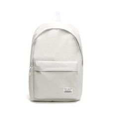 FROMHEAVEN Frees 學生素色後背包, 白色