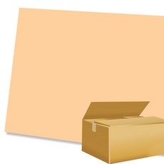 대원우드보드 칼라보드 C-52 연주황색 440 x 590 mm, 5mm, 30개입