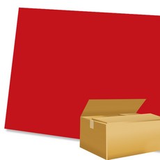 대원우드보드 보드콤 빨강색 450 x 600 mm B-090, 5mm, 30개입