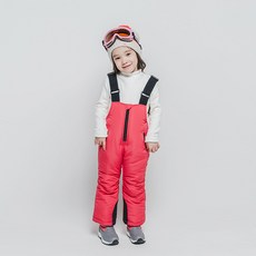 모델아미 아동용 베스트 체리 멜빵 스키바지