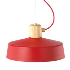DAYSTAR HOUSE 素色燈罩式吊燈 B款 1號, 紅色的
