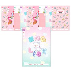 Morning Glory 英文筆記本寬幅W, 隨機發貨, 10片