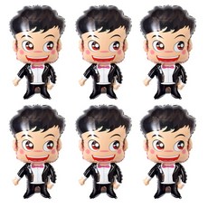 톡톡 角色氣球 ver10 CA05, 混合顏色, 6入