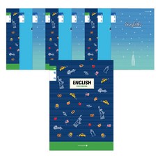 모닝글로리 초등 SP 영어노트 좁은칸 남, 랜덤 발송, 10개입