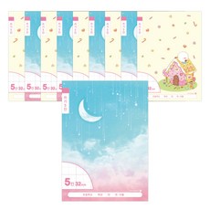 Morning Glory 1-2 書寫筆記 5 格 W, 隨機發貨, 10片