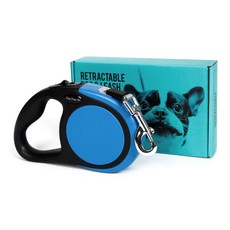 딩동펫 반려동물 원터치 컴포트 자동줄, 블루, 1개