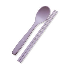 고려알파라인 백조씽크 파스텔 실리콘 어린이 수저세트, 핑크, 1세트