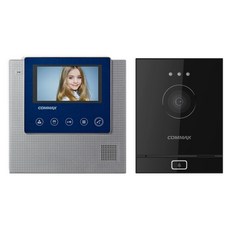 COMMAX 디지털 비디오폰 블루 CAV-43UG + 각도조절 카메라 DRC-4M, 비디오폰(CAV-43UG 블루), 카메라(DRC-4M)
