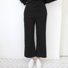 BONBONSTORY 孕期剪裁bootcut加絨訓練褲